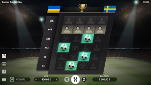 Soccer Solo Striker Crash Game gameplay